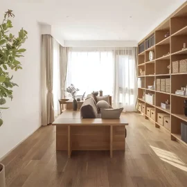 Lignum PUR surface natural heterogeneous flooring